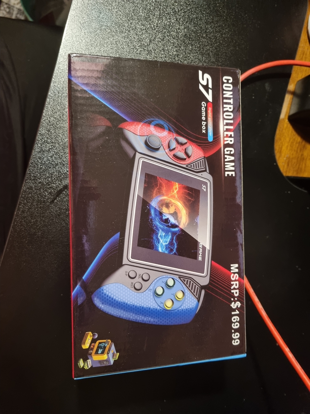 Handheld Controller Game Console - Red & Blue
